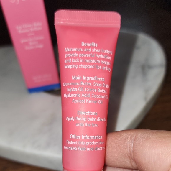 Coral Pink Lip Balm Gloss - Picture 3 of 3